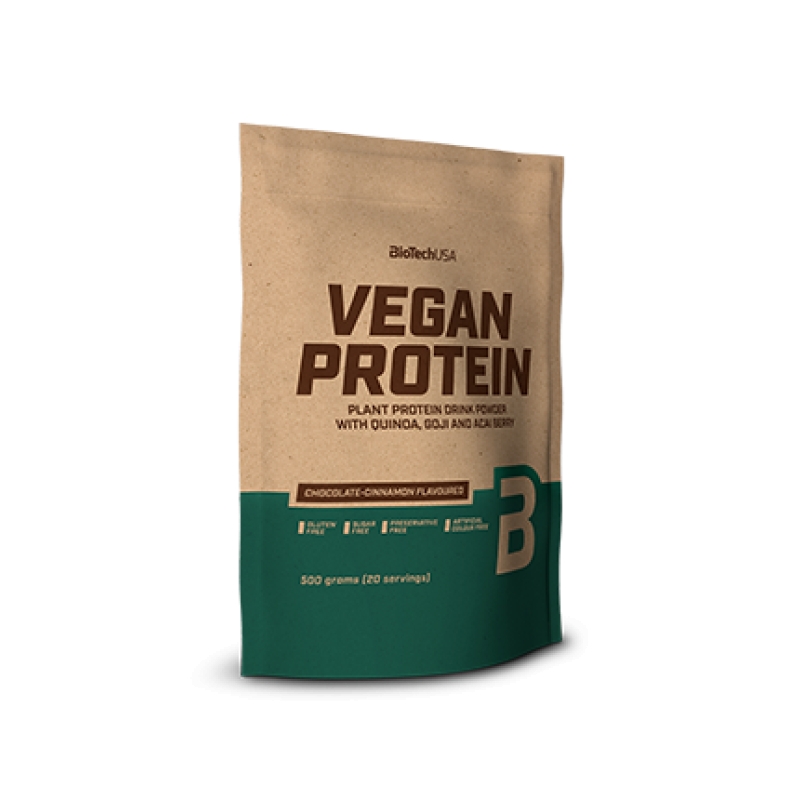 Biotech Vegan Protein 500 g. hazelnut skonis Biotech Vegan Protein 500 g. hazelnut skonis