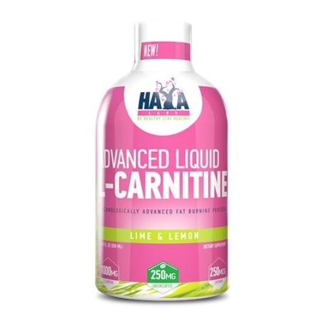Haya Labs Advanced Liquid L-Carnitine (karnitinas) 500 ml. apelsinų skonis
