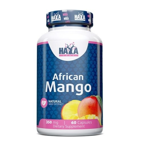 Haya Labs African Mango (Afrikinio mango sėklų ekstraktas) 60 kaps.