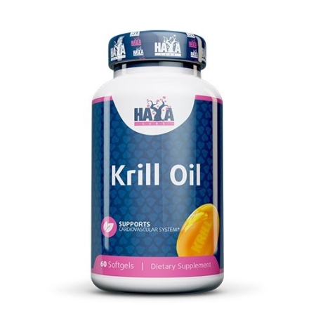 Haya Labs Krill oil (Krilių aliejus) 60 kaps.