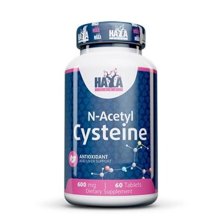 Haya Labs N-Acetyl Cysteine (NAC, N-acetil cisteinas) 60 tab.