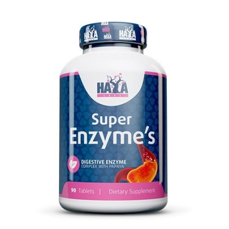 Haya Labs Super Enzyme Complex (Virškinimo fermentų kompleksas) 90 tab.