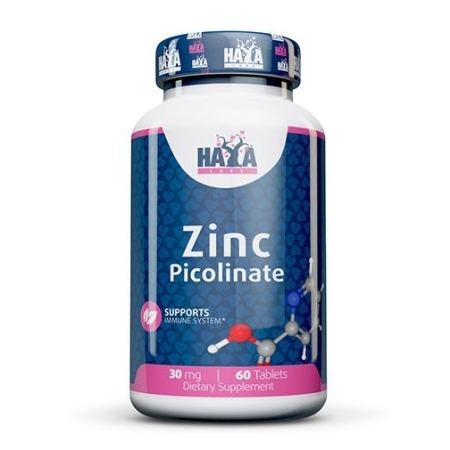 Haya Labs Zinc Picolinate 60 tabl. (cinko pikolinatas)