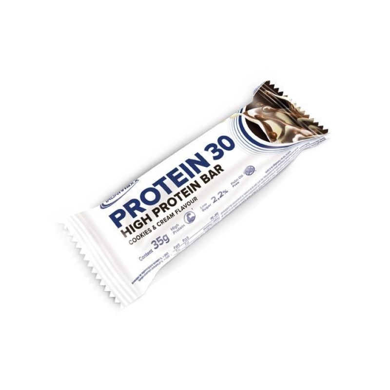 IronMaxx Protein 30 bar, 35 g. (batonėlis) banana skonis IronMaxx Protein 30 bar, 35 g. (batonėlis) banana skonis