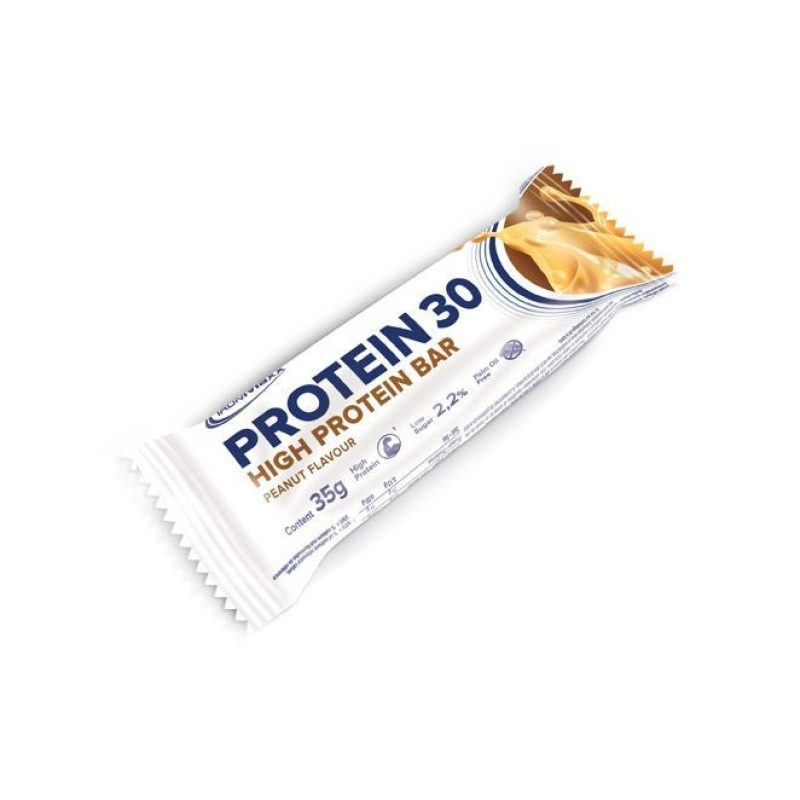 IronMaxx Protein 30 bar, 35 g. (batonėlis) banana skonis IronMaxx Protein 30 bar, 35 g. (batonėlis) banana skonis