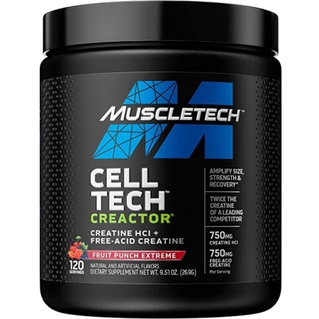 MuscleTech Cell-Tech Creactor (kreatinas) 269 g.