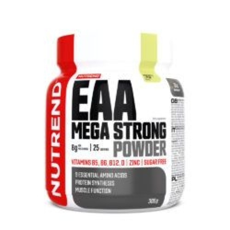 Nutrend EAA Mega Strong Powder 300 g. mango & orange skonis Nutrend EAA Mega Strong Powder 300 g. mango & orange skonis