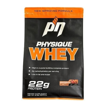 Physique Nutrition Physique Whey  2270 g. caramel skonis