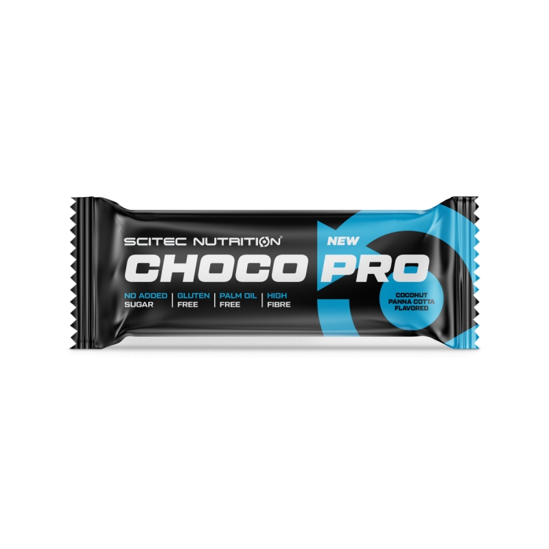 Scitec Choco Pro Bar 50 g. (batonėlis) vanilla frappe skonis Scitec Choco Pro Bar 50 g. (batonėlis) vanilla frappe skonis