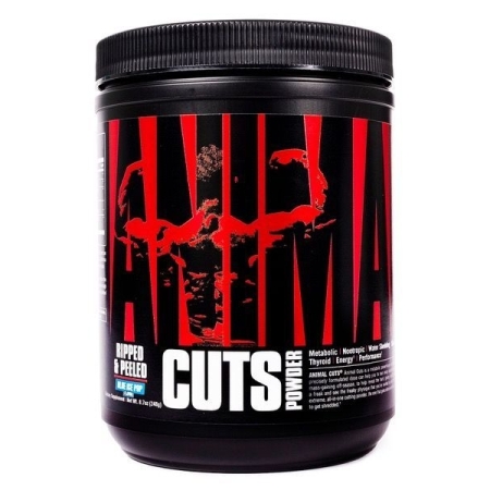 Universal Nutrition Animal Cuts Powder 248 g. blue ice pop skonis