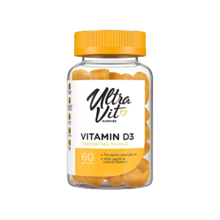 UltraVit Vitamin D3 (60 guminukų) Galioja iki 2023-11-30