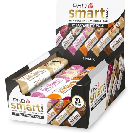 PhD Smart Bar Variety Pack 12x64 g.