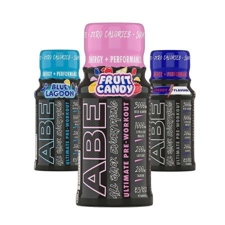 Applied Nutrition ABE Ultimate Pre Workout Shot 60 ml. blue lagoon skonis