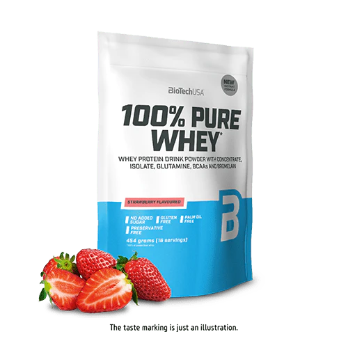 Biotech 100% Pure Whey 454 g. raspberry cheesecake skonis - Ambiactive