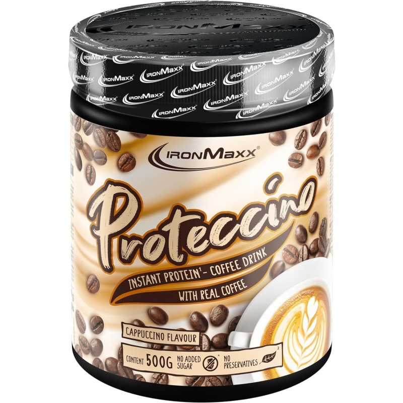 IronMaxx Proteccino 500 g. cappuccino skonis IronMaxx Proteccino 500 g. cappuccino skonis
