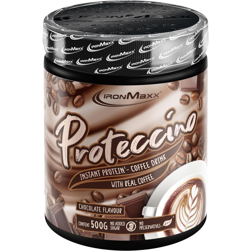 IronMaxx Proteccino 500 g. cappuccino skonis IronMaxx Proteccino 500 g. cappuccino skonis