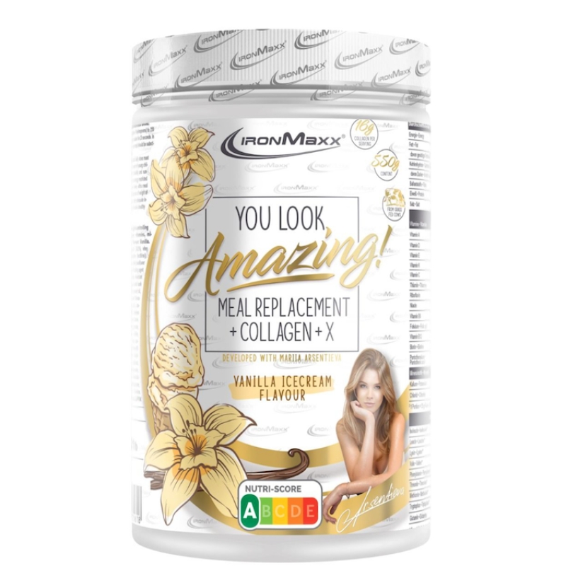 IronMaxx You Look Amazing Meal Replacement 550 g. vanilla ice cream skonis IronMaxx You Look Amazing Meal Replacement 550 g. vanilla ice cream skonis
