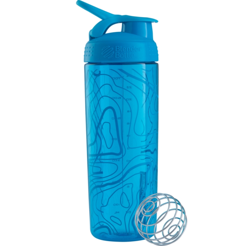 Blender Bottle SportMixer Sleek 820 ml. balta spalva Blender Bottle SportMixer Sleek 820 ml. balta spalva