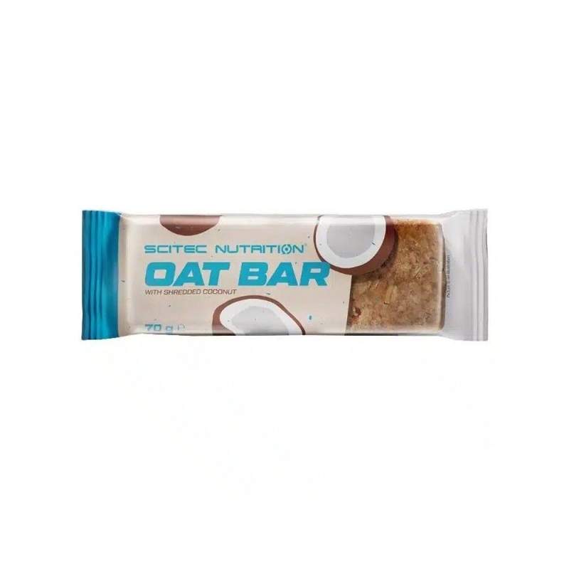 Scitec Oat Bar 70 g. (batonėlis) Galioja 2024 11 15 shredded coconut skonis Scitec Oat Bar 70 g. (batonėlis) Galioja 2024 11 15 shredded coconut skonis