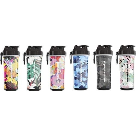 SmartShake Plaktuvė 3in1 750 ml. spalvotos gėlės (flower power)
