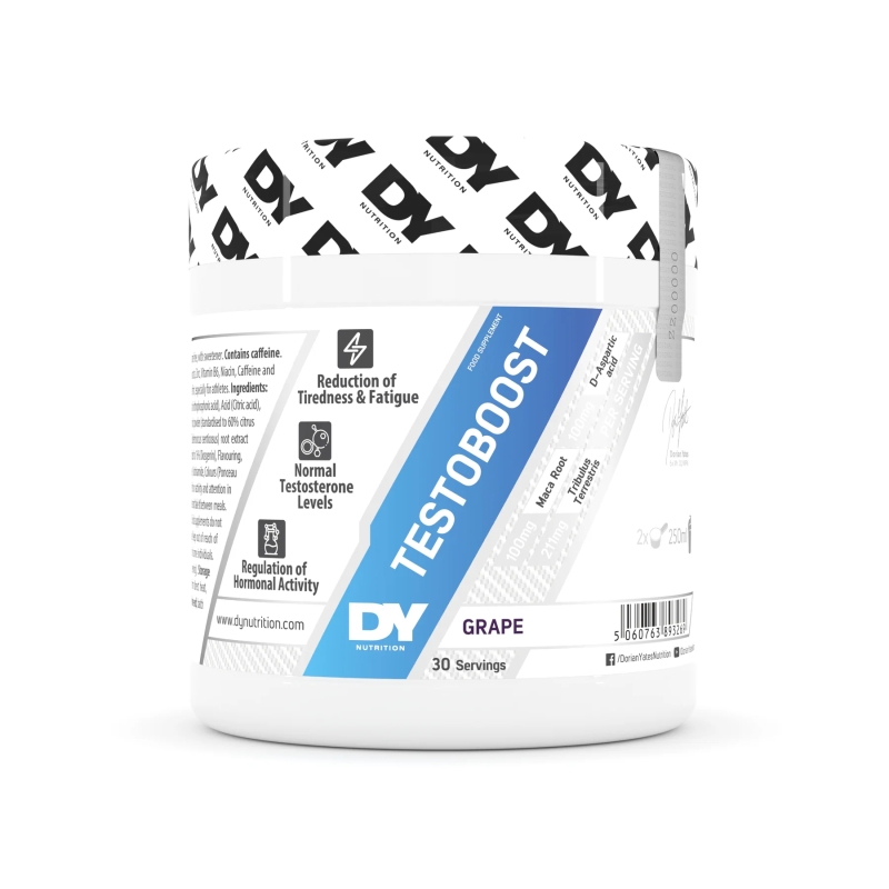 Dorian Yates Nutrition Testoboost 270 g. grape skonis Dorian Yates Nutrition Testoboost 270 g. grape skonis