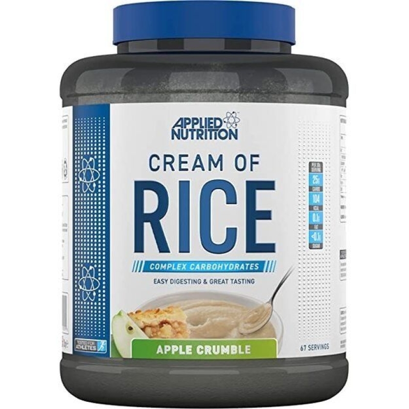 Applied Nutrition Cream of Rice 2000 g. apple crumble skonis Applied Nutrition Cream of Rice 2000 g. apple crumble skonis