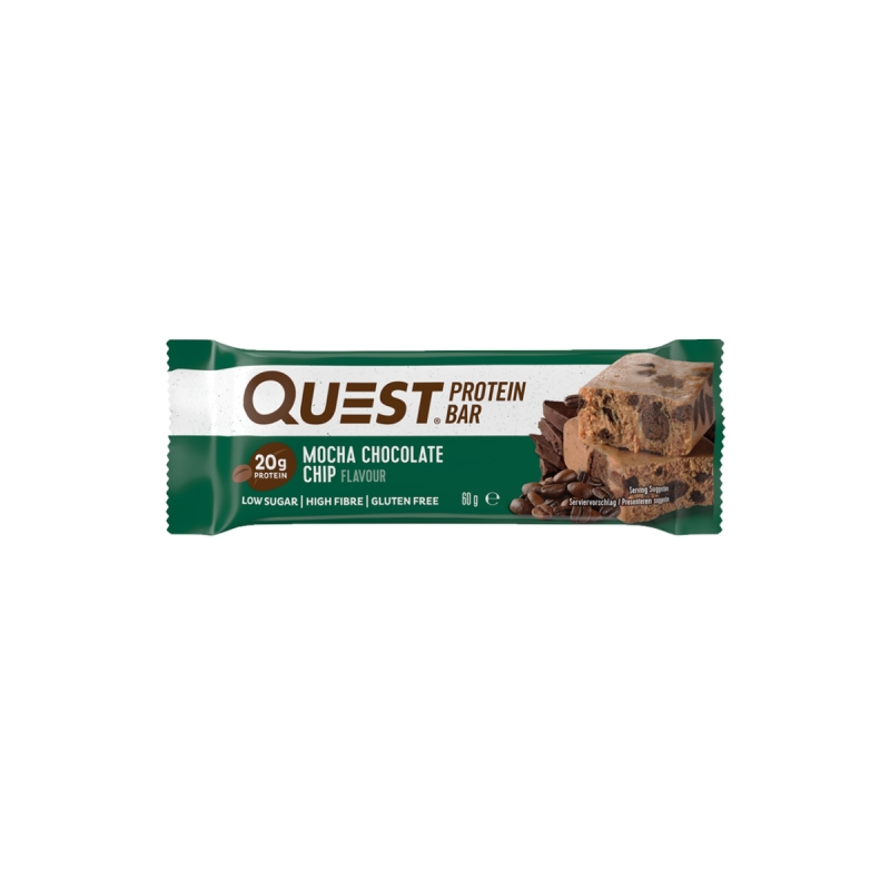 Quest Bar batonėlis, 60 g dipped chocolate chip cookie dough skonis Quest Bar batonėlis, 60 g dipped chocolate chip cookie dough skonis