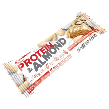 IronMaxx Protein & Almond Bar 45 g. (White Almond Coconut)
