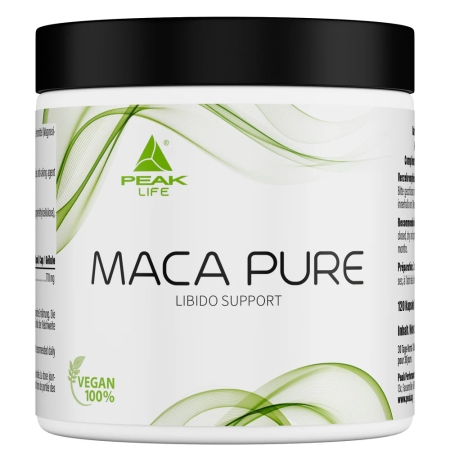 Peak Maca (peruvinės pipirnės šaknų ekstraktas) 120 kaps.