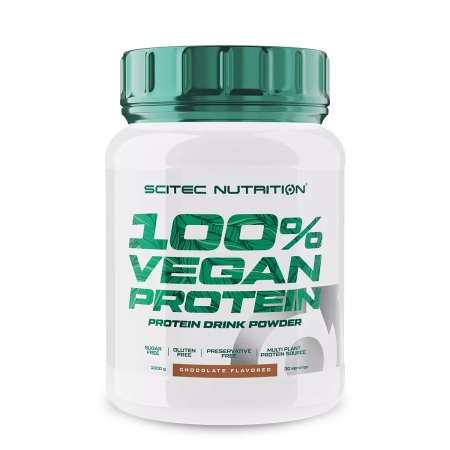 Scitec 100% Vegan Protein 1000 g. chocolate skonis