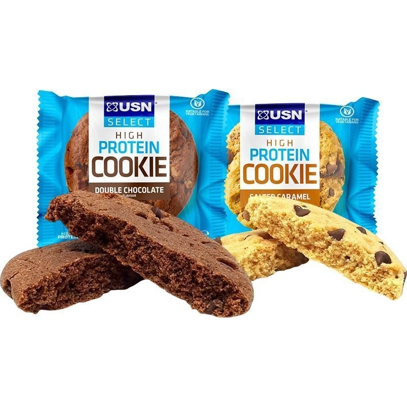 USN Select High Protein Cookie 60 g. salted caramel skonis USN Select High Protein Cookie 60 g. salted caramel skonis