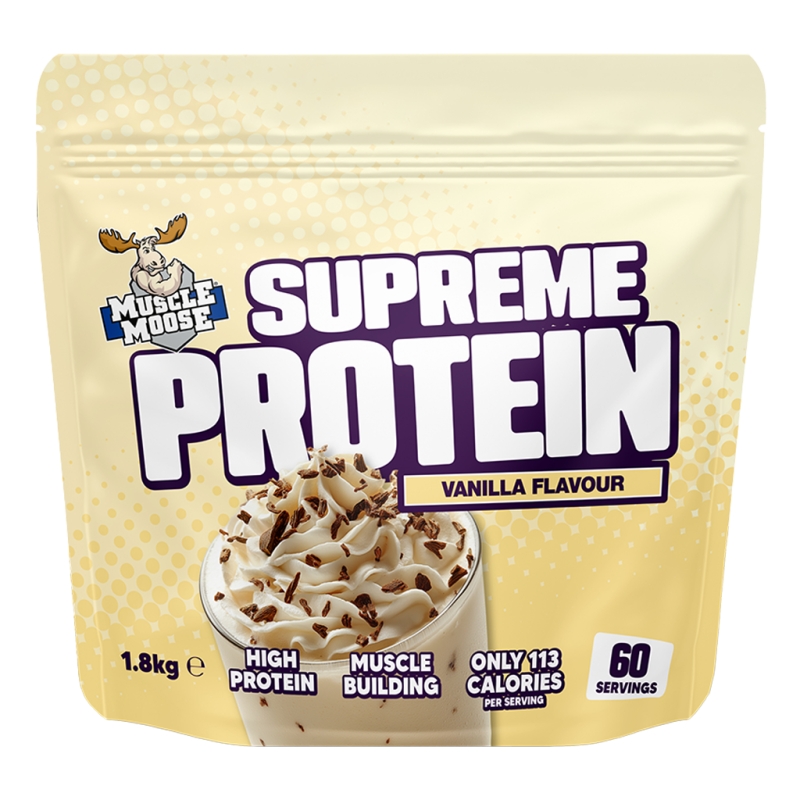 Muscle Moose Supreme Protein 1800 g. vanilla skonis Muscle Moose Supreme Protein 1800 g. vanilla skonis