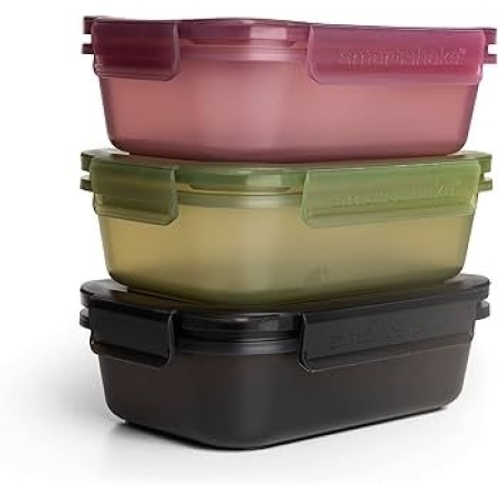 Smartshake Food Storage Container 800 ml. (indas maistui) dusky green spalva