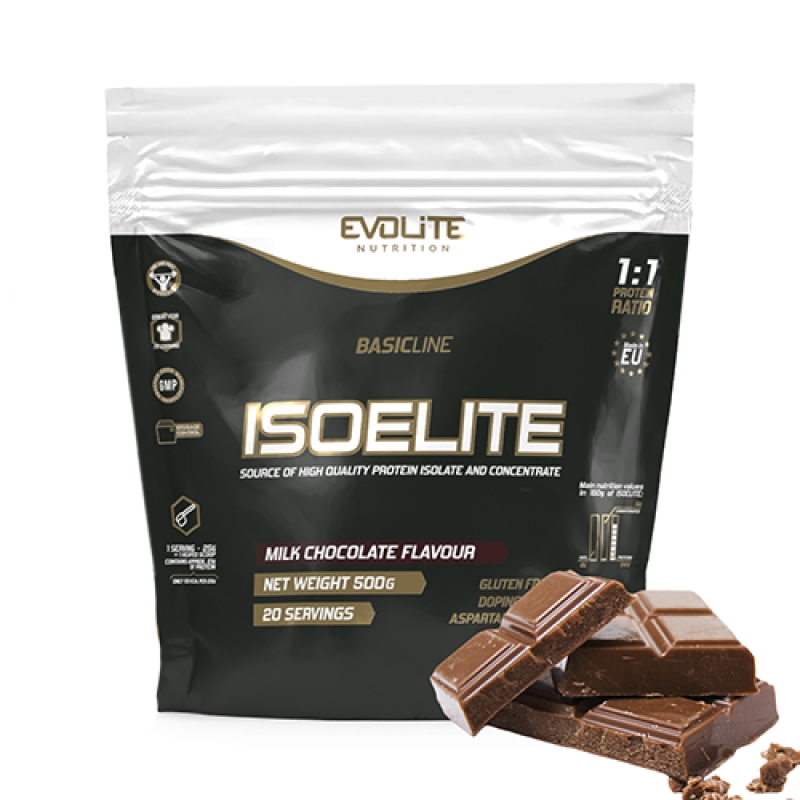 EvoLite IsoElite 500 g. straciatella skonis EvoLite IsoElite 500 g. straciatella skonis