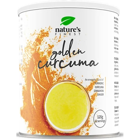 Nature's Finest gėrimo milteliai "Curcuma Latte", ekologiški 125 g.