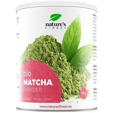 Nature's Finest matcha arbatos milteliai, ekologiški 70 g.