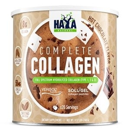 Haya Labs Complete Collagen (I, II ir III tipų) 260 g. hot chocolate skonis