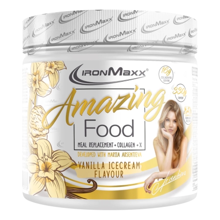 IronMaxx Amazing Food 330 g. vanilla icecream skonis