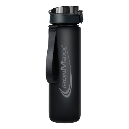 IronMaxx Sport Water Bottle 1000 ml. deep black spalva