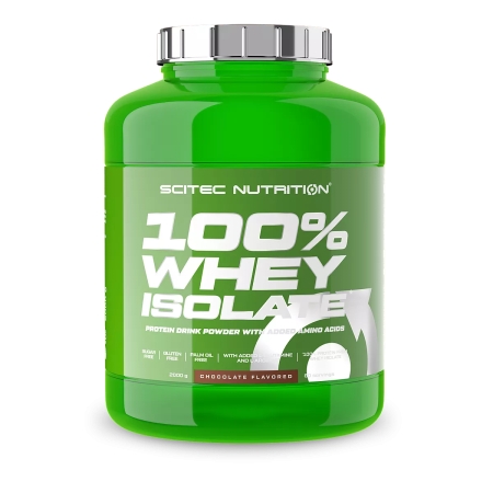 SciTec 100% Whey Isolate 1816 g. strawberry white chocolate skonis