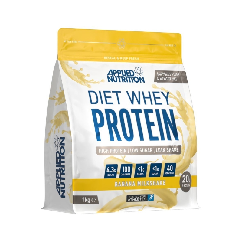 Applied Nutrition Diet Whey Protein 1000 g. GALIOJA IKI: 2025.09.30 strawberry milkshake skonis Applied Nutrition Diet Whey Protein 1000 g. GALIOJA IKI: 2025.09.30 strawberry milkshake skonis