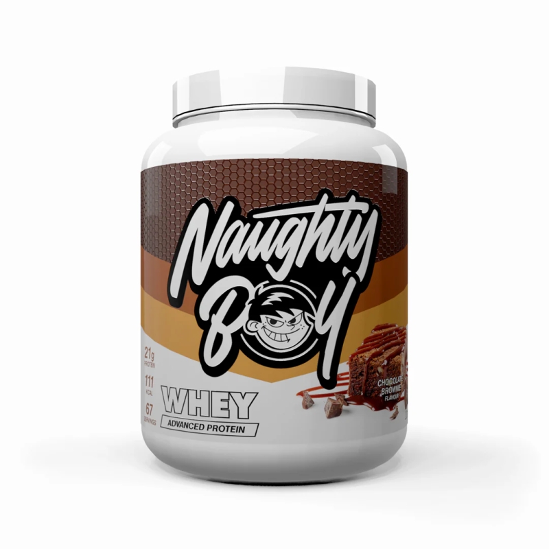 Naughty Boy Advanced Whey Protein 2010 g. white chocolate salted peanut skonis Naughty Boy Advanced Whey Protein 2010 g. white chocolate salted peanut skonis
