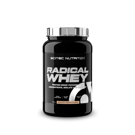 Scitec Nutrition Radical Whey 1000 g. cookies & cream skonis