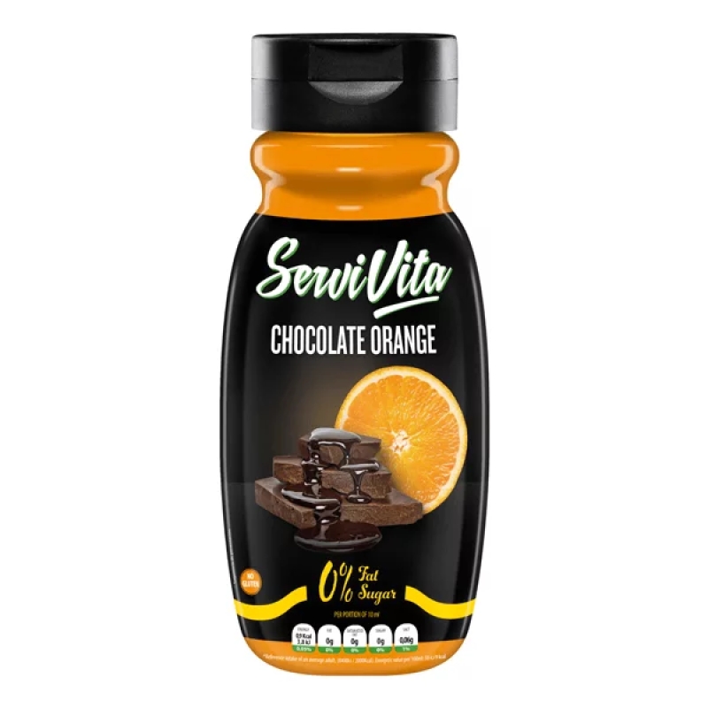 ServiVita Chocolate Orange Dessert Sauce 320 ml.Galioja iki 2025-09.20 chocolate orange skonis ServiVita Chocolate Orange Dessert Sauce 320 ml.Galioja iki 2025-09.20 chocolate orange skonis