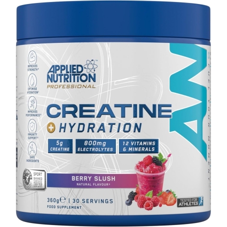Applied Nutrition Creatine + Hydration 360 g. berry slush skonis