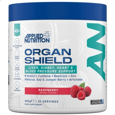Applied Nutrition Organ Shield 300 g. raspberry natural skonis