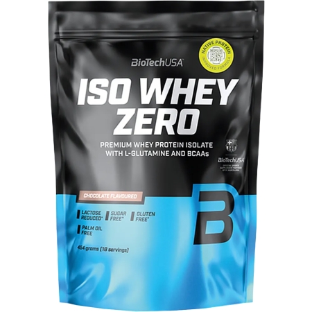Biotech Iso Whey Zero 454 g. chocolate skonis