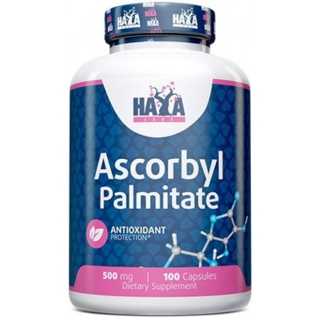 Haya Labs Ascorbyl Palmitate (Askorbilo palmitatas) 100 kaps.Galioja iki 2025-11-30
