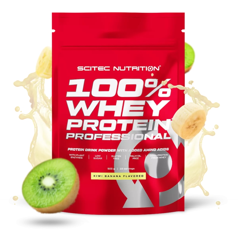 Scitec 100% Whey Protein Professional 500 g. coconut skonis Scitec 100% Whey Protein Professional 500 g. coconut skonis
