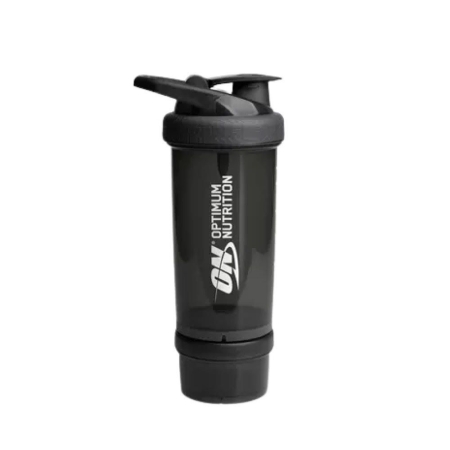 Optimum Nutrition Smartshake Revive Compartment Shaker 750 ml. black spalva